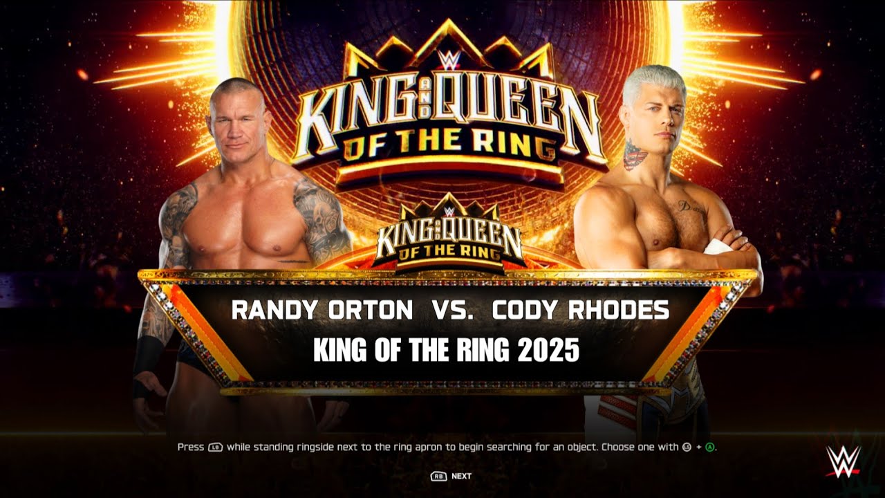Randy Orton vs. Cody Rhodes | King Of The Ring 2025 Full Match | WWE 2K25