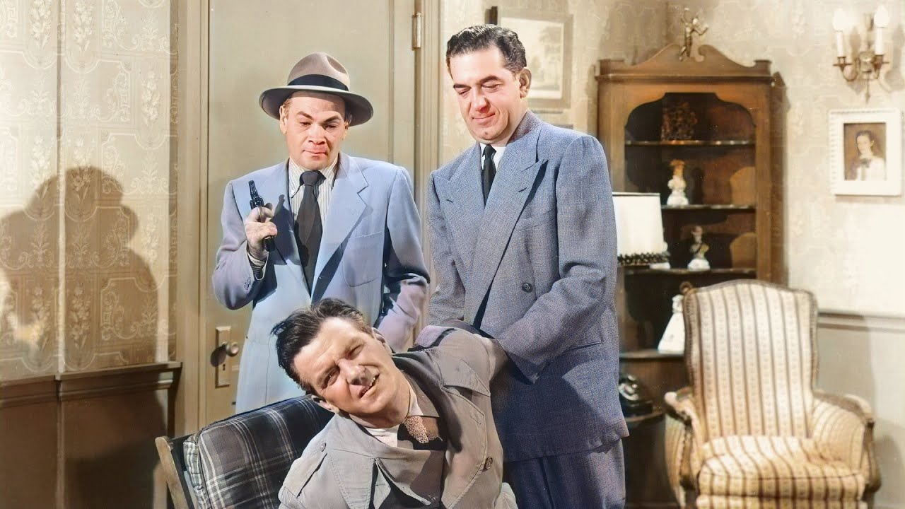 Сестры по преступлению (фильм-нуар 1951 года) Полный экшена и напряжения пистолетный выстрел!