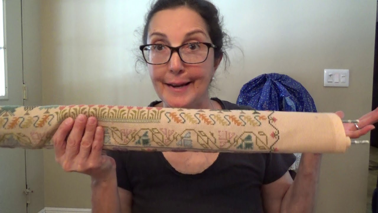 Flosstube #3   -  A cross Stitch Fabric Lesson and Dyed Linen Extravaganza