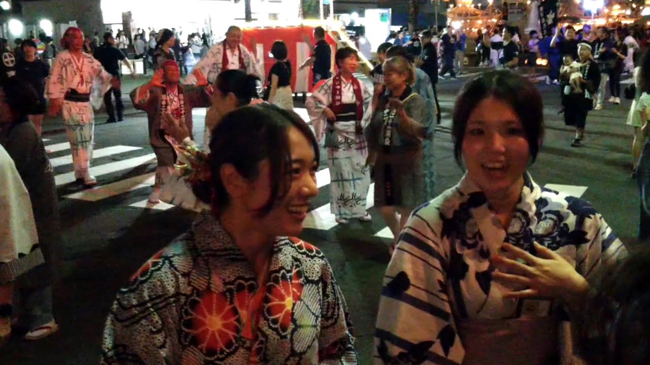 2025・8月15日・秋田県横手市・盆踊り・ドンパン節・横手音頭「市民盆踊り・北都銀行」・サイサイ囃子・横手の送り盆まつり