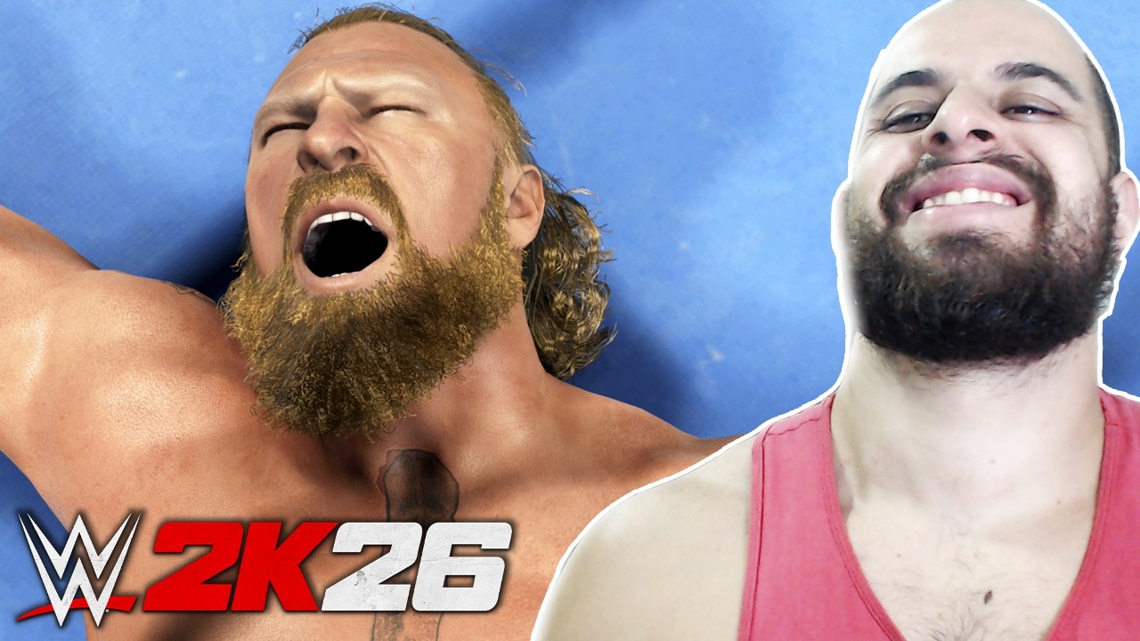 Testei o UNIVERSE Superstar do WWE 2K26 com BROCK LESNAR!
