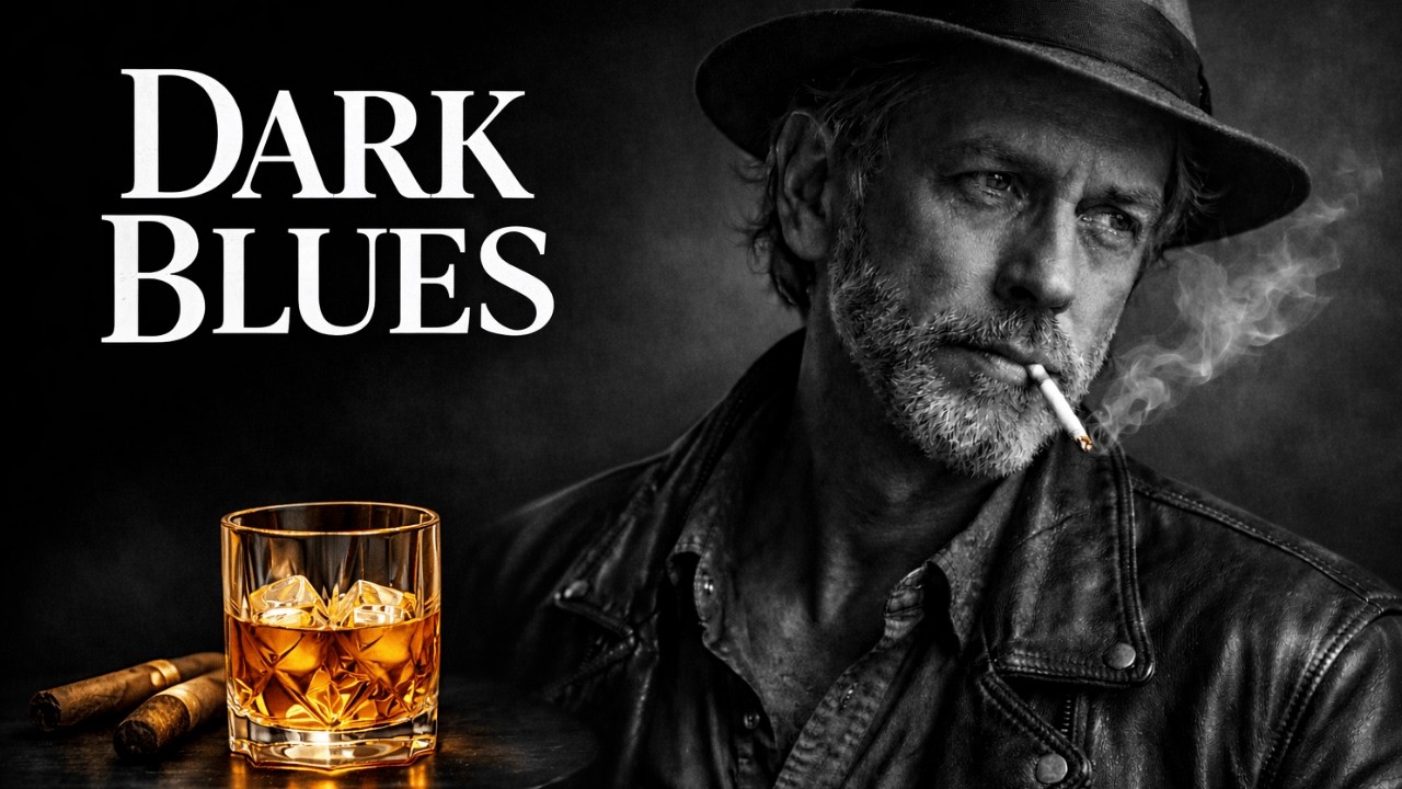 dark whiskey blues | smooth instrumental guitar for relaxing