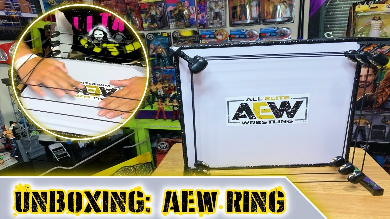UNBOXING: AEW UNRIVALED RING BY WICKED TOYS AND JAZWARES!