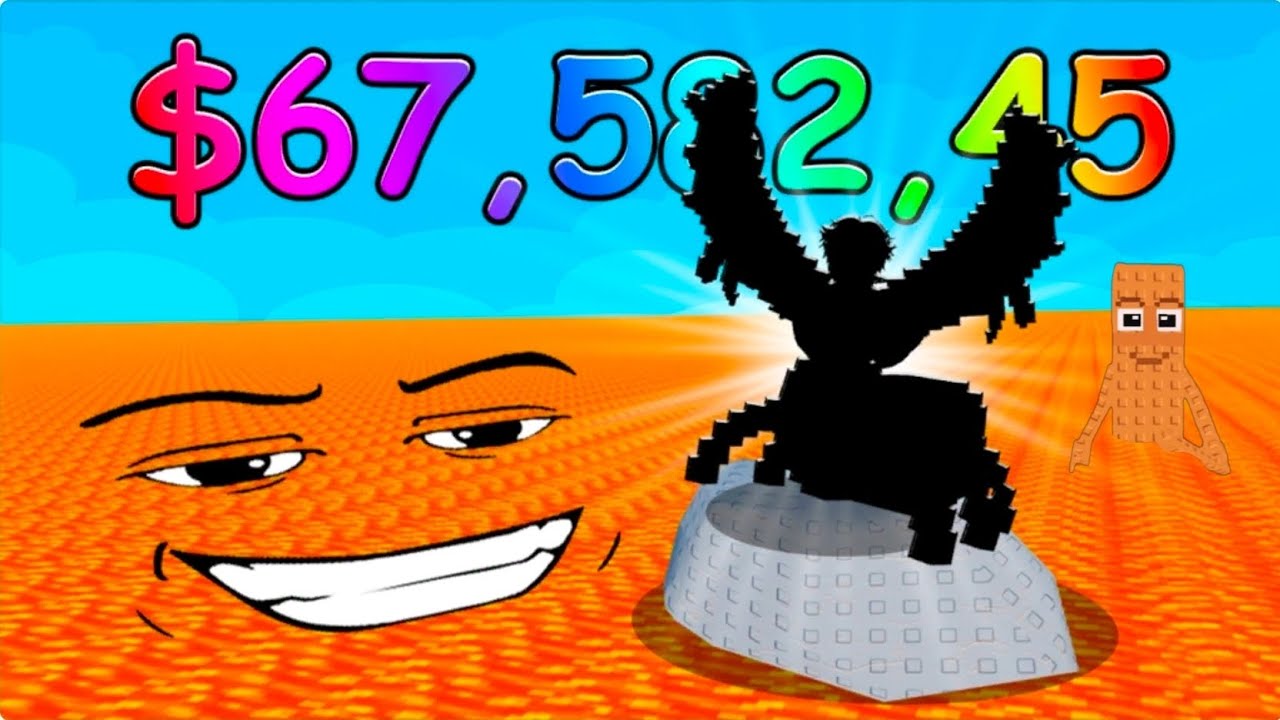 Playing Survive Lava For Brainrots #lava 