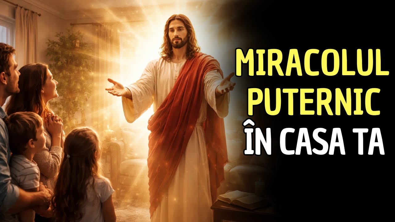 Dumnezeu îți spune astăzi: Un miracol puternic este pe cale să se întâmple în casa ta.