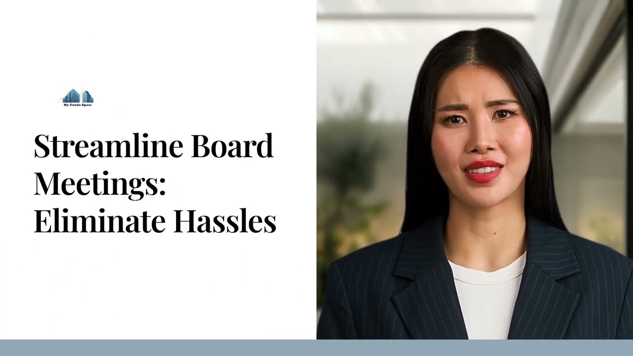 AI-Generated Condo Board Meeting Minutes | Minutes by MyCondoSpace