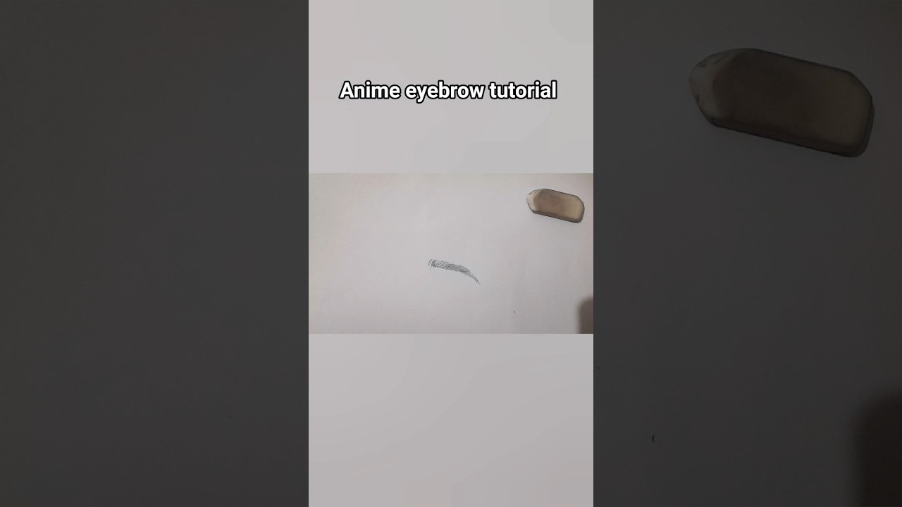 How to Draw Anime Eyebrows ✍️🔥 (Easy & Clean)