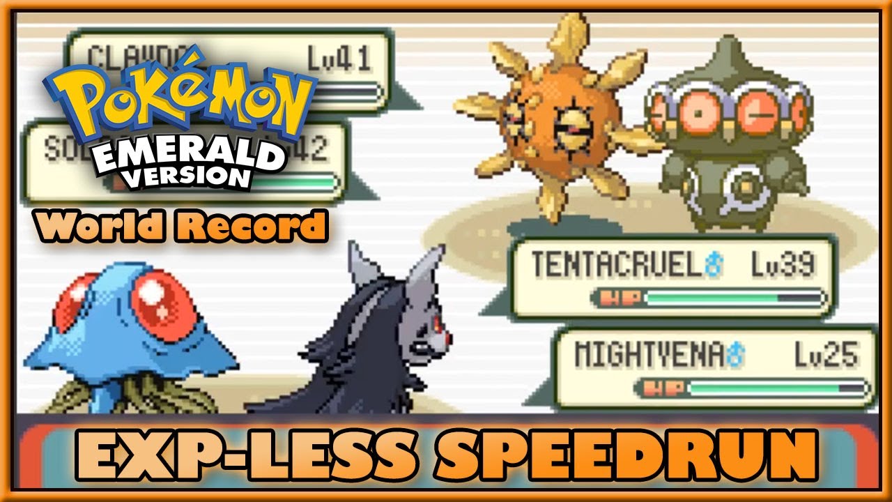 No-EXP Speedrun of Pok&eacute;mon Emerald [Current World Record] | Full Run
