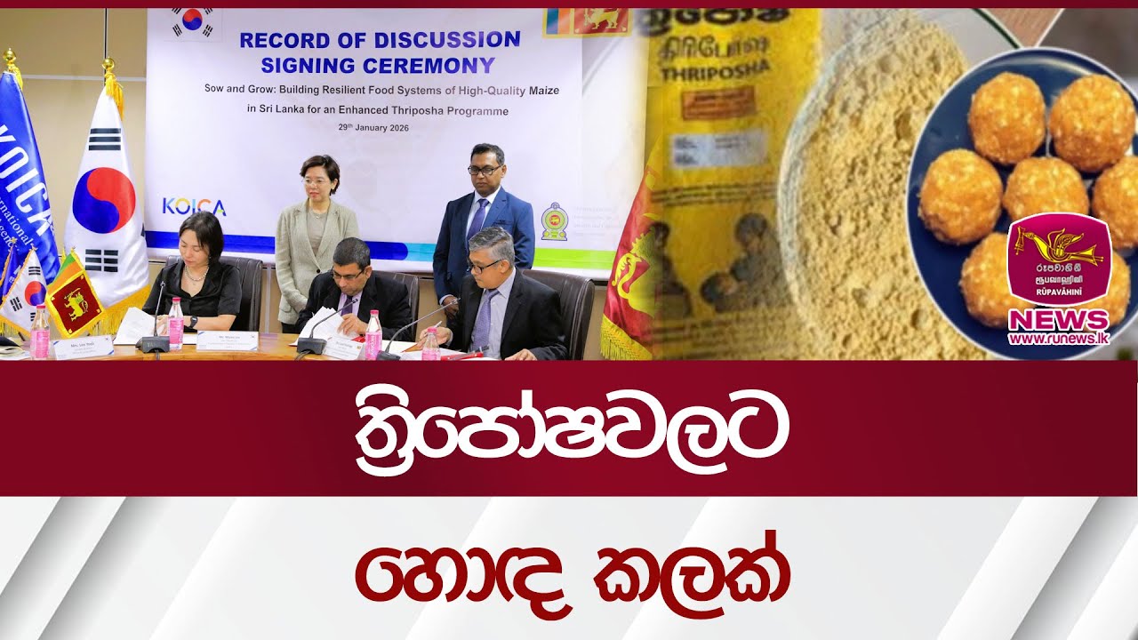 ත්‍රිපෝෂවලට හොඳ කලක්| Rupavahini News