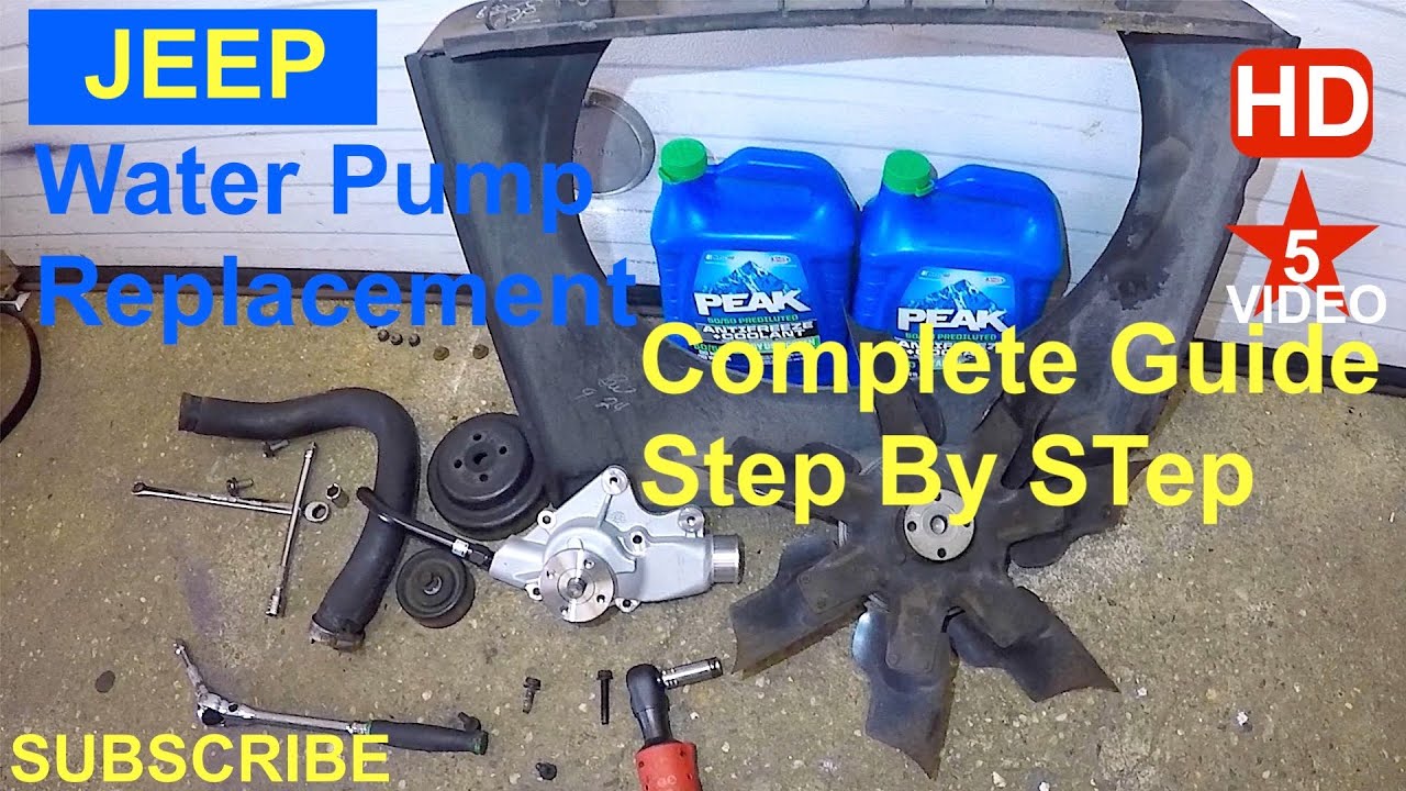 How to replace Water Pump on 1997 Jeep Grand Cherokee