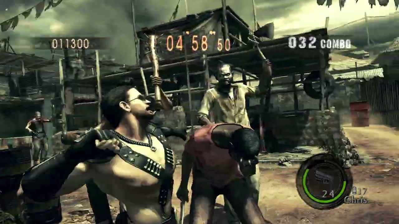 Resident Evil 5 Mercenaries Reunion - Solo - Public Assembly - 811,002 (Chris Warrior)