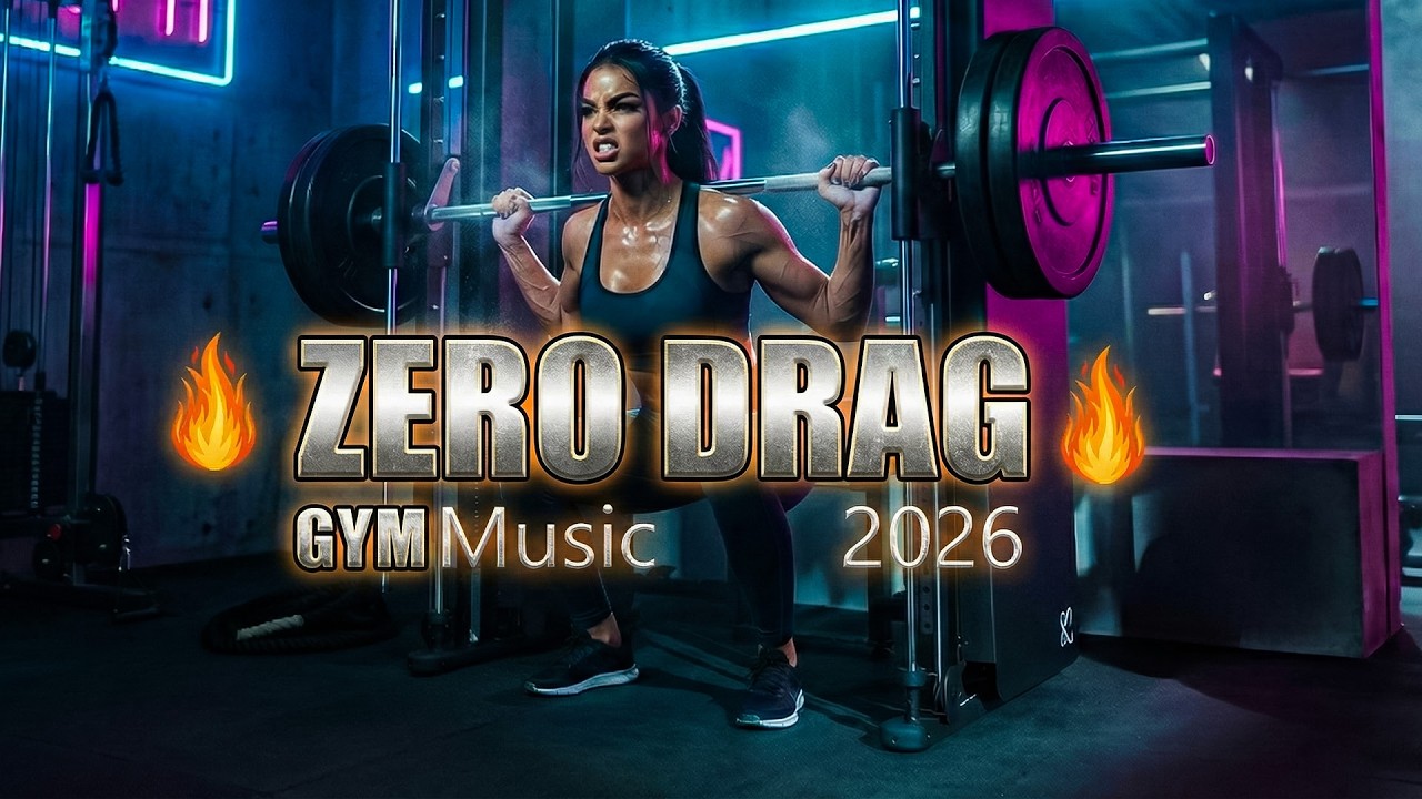 ZERO DRAG Hard Gym Motivation Hip Hop No Slowdown No Resistance Pure Force 10 tracks