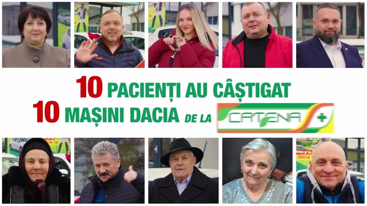 Surpriza vieții: doi câștigători ai mașinilor Dacia Sandero oferite de Catena