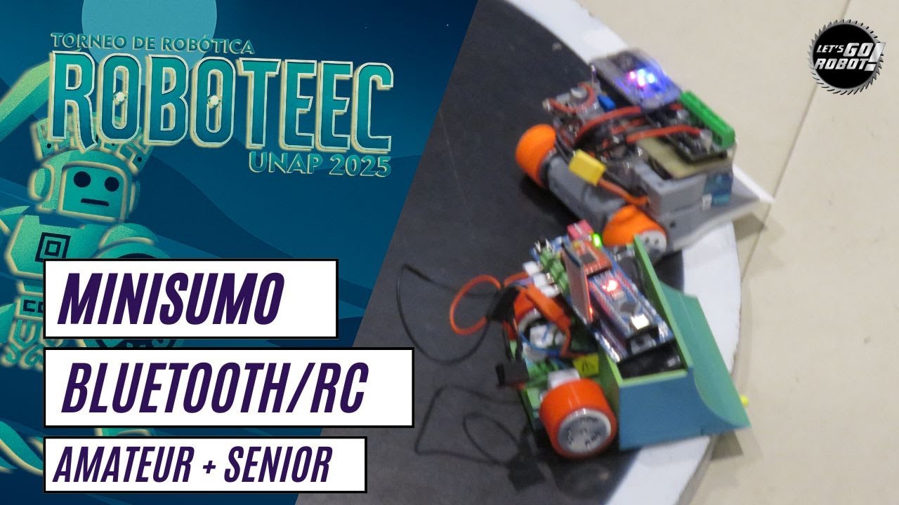 MiniSumo Bluetooth/RC (Amateur y Senior) - ROBOTEEC UNAP 2025 (Puno, Perú)