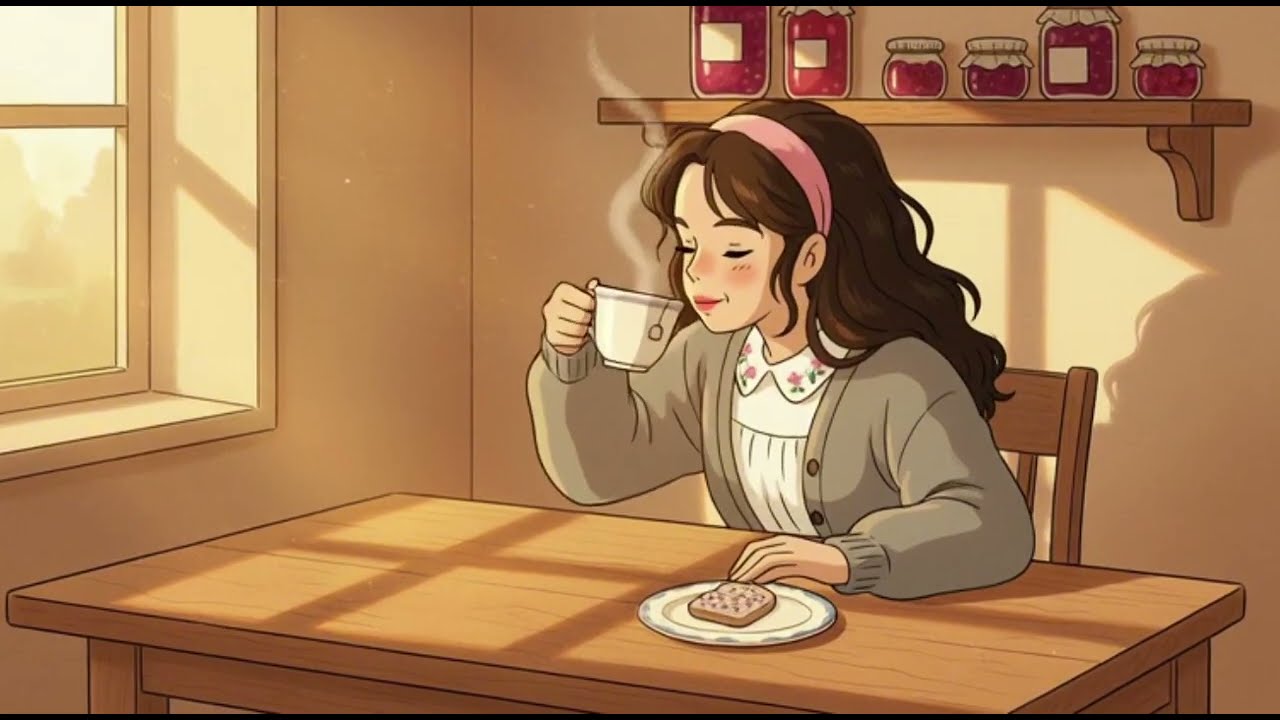 Aesthetic Cottage Girl's Daily Routine 🌸 Ghibli-Style ASMR — Simple Village Life, Baking