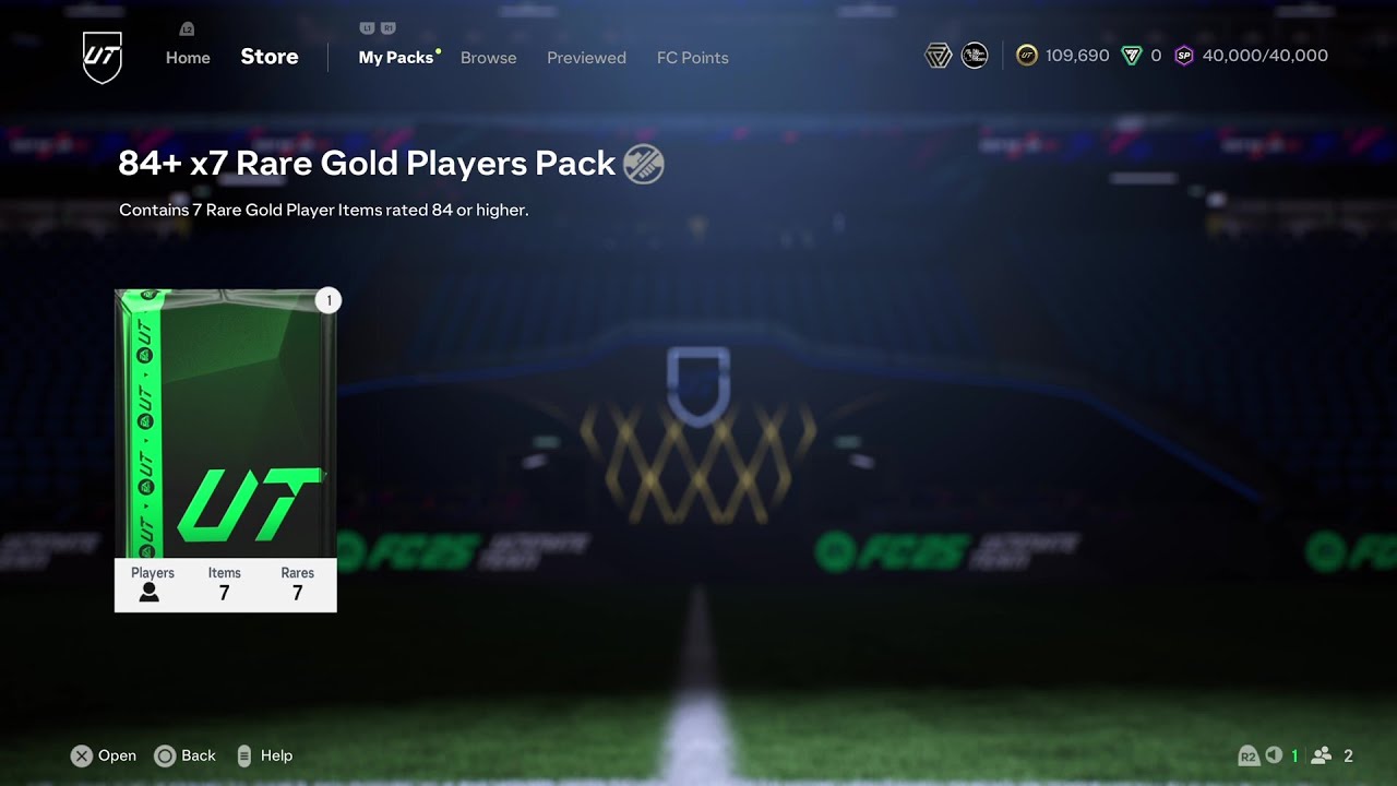 OPENING PACK: 84+x7 UPGRADE SBC PACK  (FC  25: PART 569)