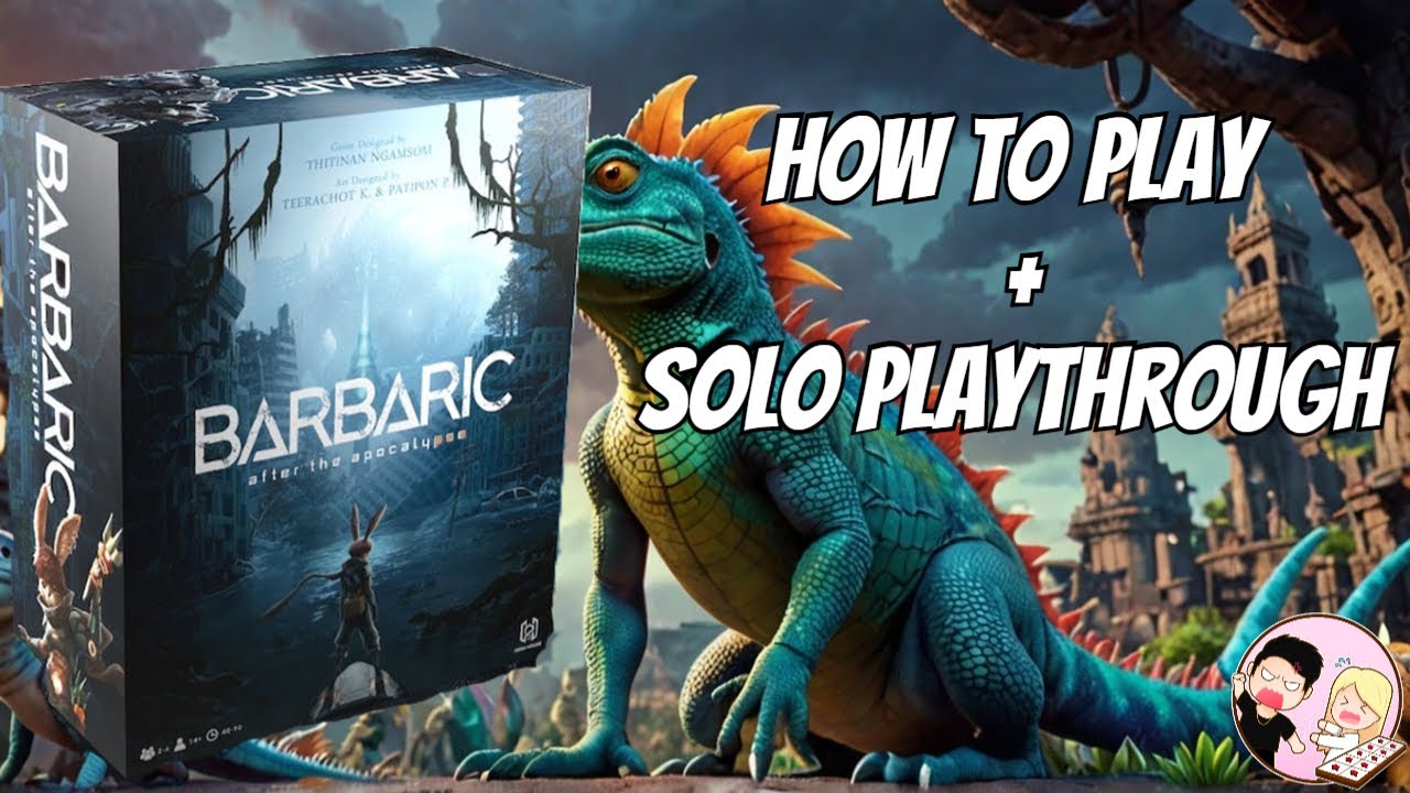 Learn & Play: Barbaric After The Apocalypse Solo Mode! | Hexa House