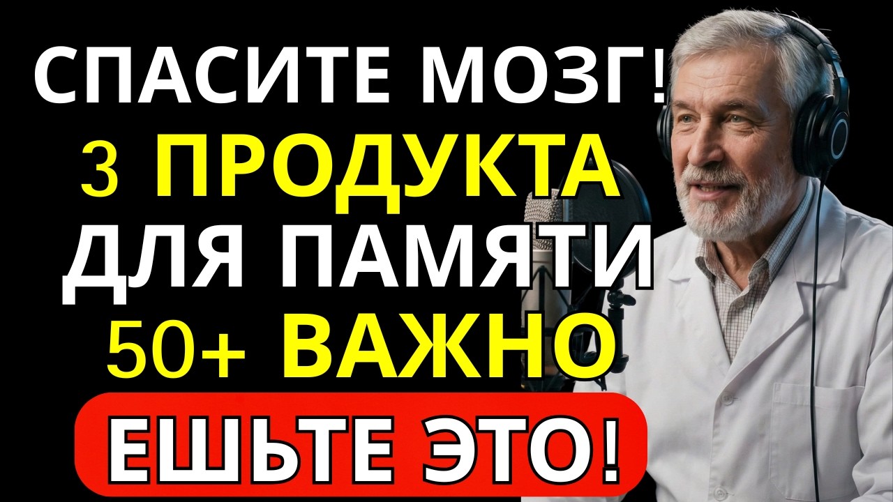 Хотите ясный ум в 80? Уберите это из рациона | Здоровье с Доктором