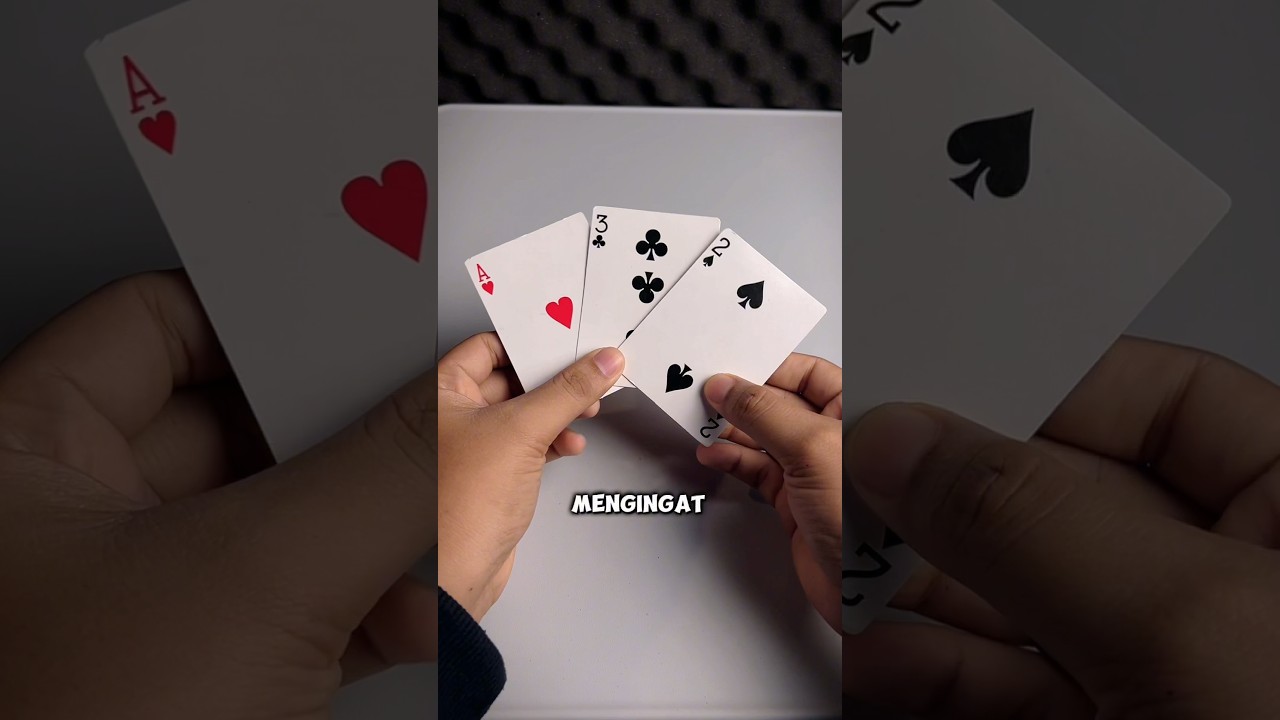 Magic Trick : 3 kartu Sederhana