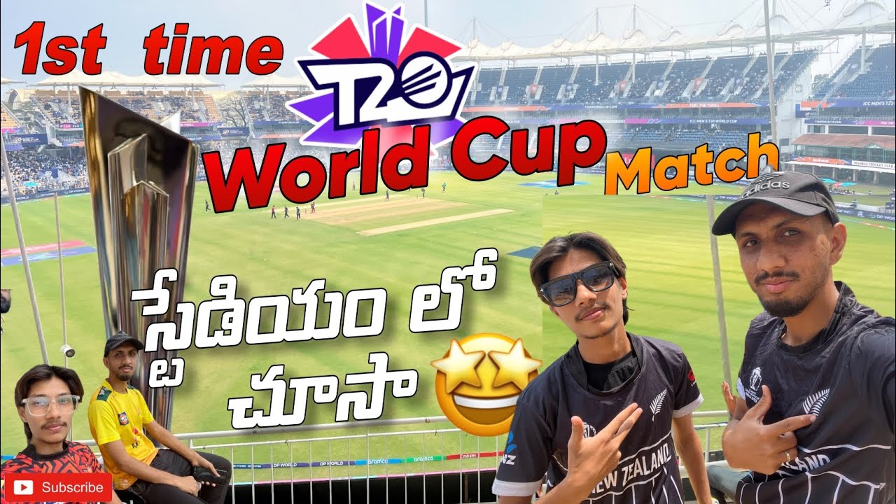 Newzealand vs Canada T20 World cup match In Chidambaram cricket stadium, chennai || Sadat Vlogs