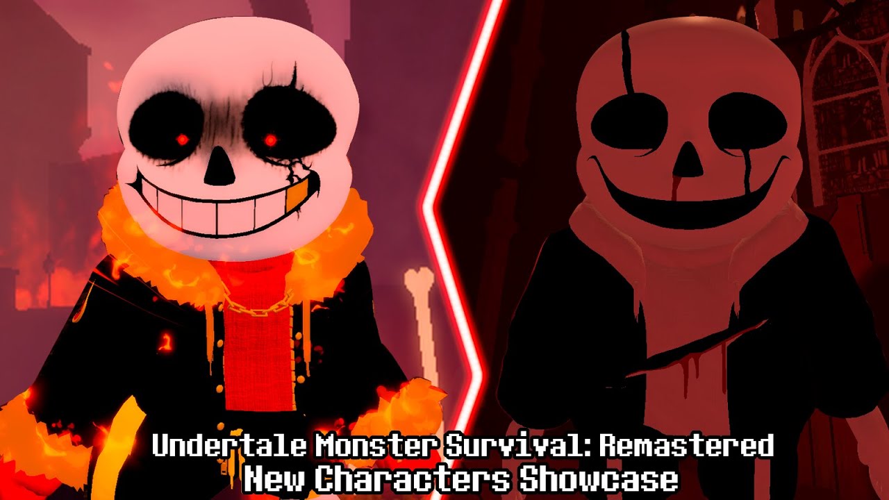 SECOND STREES TEST!!! Undertale Monster Survival: Remastered New Characters Showcase