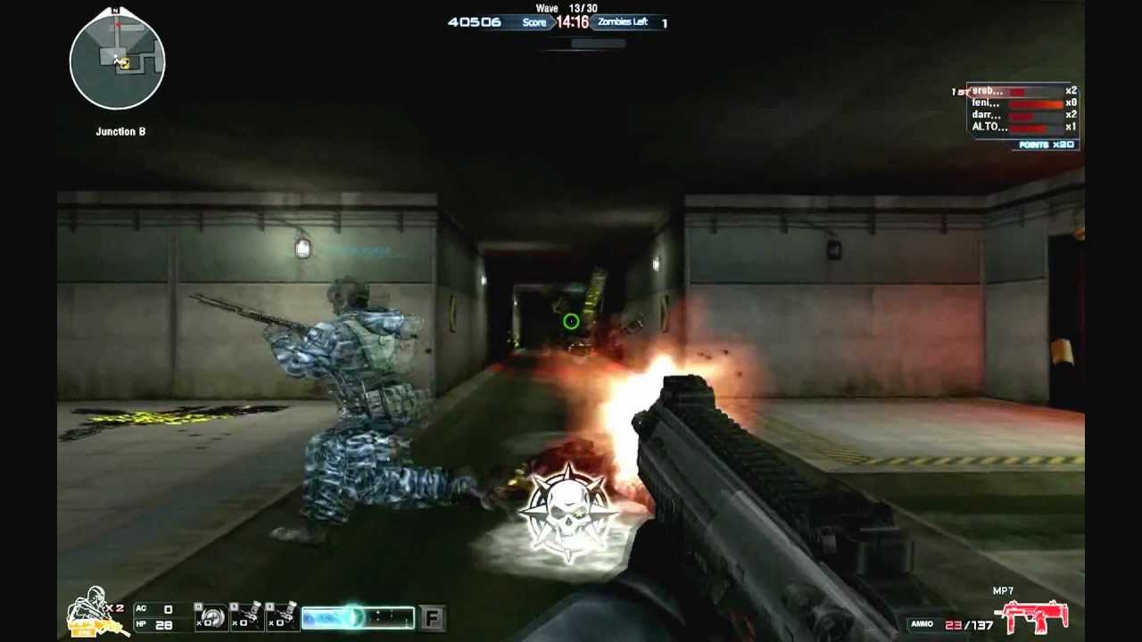 Crossfire Zombie Mode Gameplay 2012