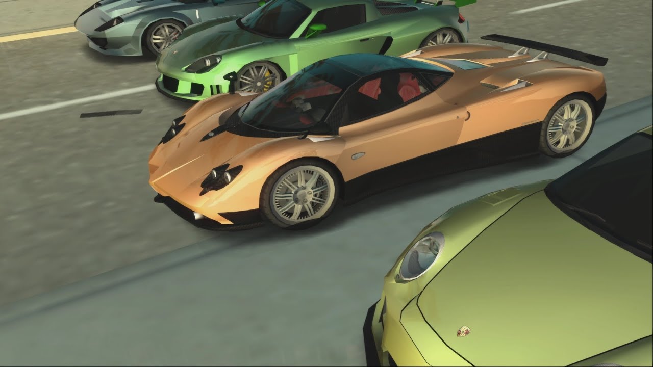 Need for Speed Undercover (PS2) - Takedown Chase / Final / Pagani Zonda F, Porsche 911 GT2