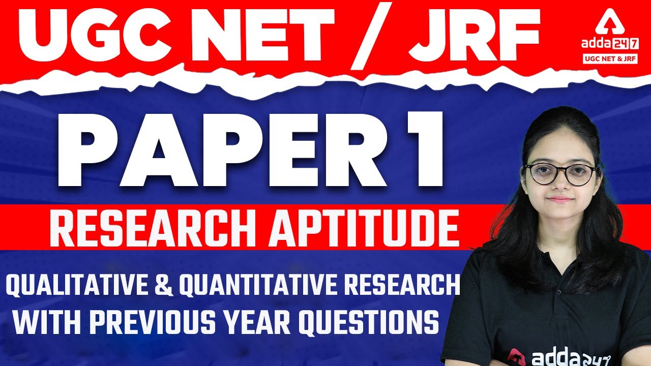 NTA UGC NET 2022 | Research Aptitude Paper 1 | Qualitative & Quantitative Research With PYQ