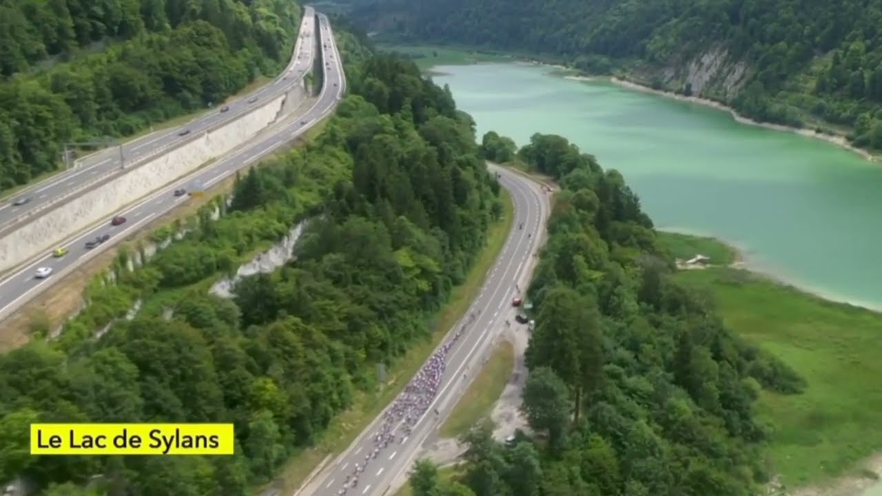 Nantua et le Haut-Bugey vus du ciel (Ain)