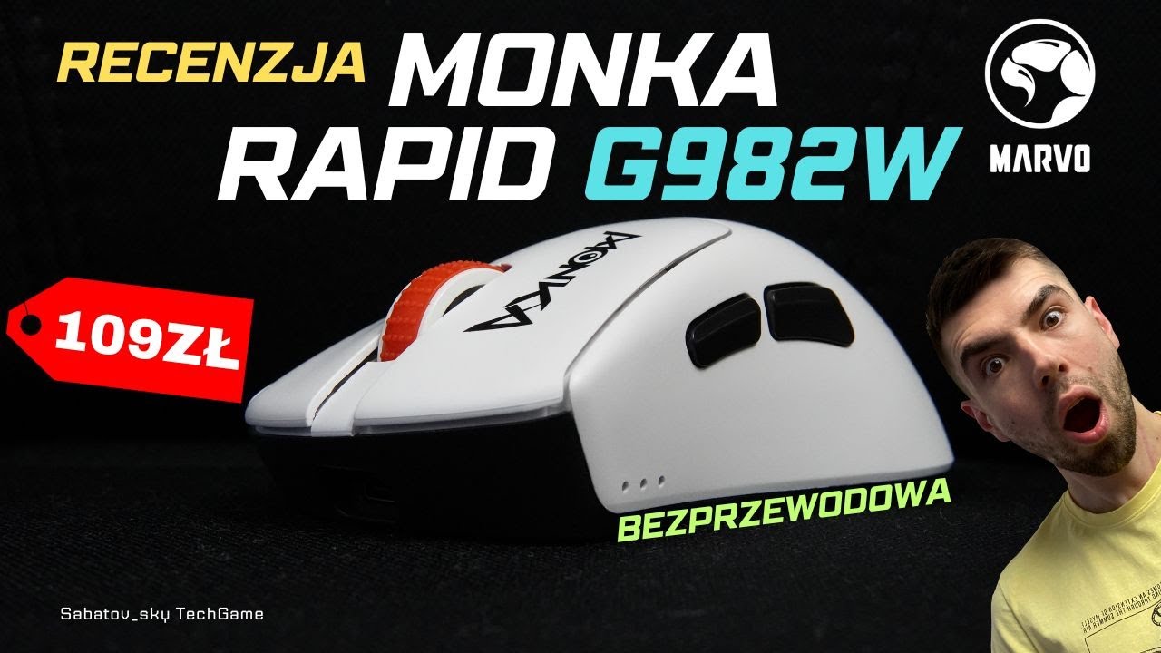 Najlepsza TANIA myszka 2026? Recenzja Monka G982W 🚀