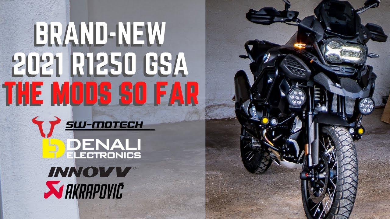 MY BRAND-NEW R1250GSA.  THE MODS SO FAR.