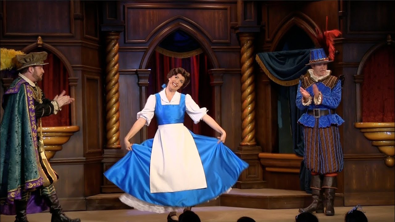FULL Beauty and the Beast show in Fantasy Faire at Disneyland