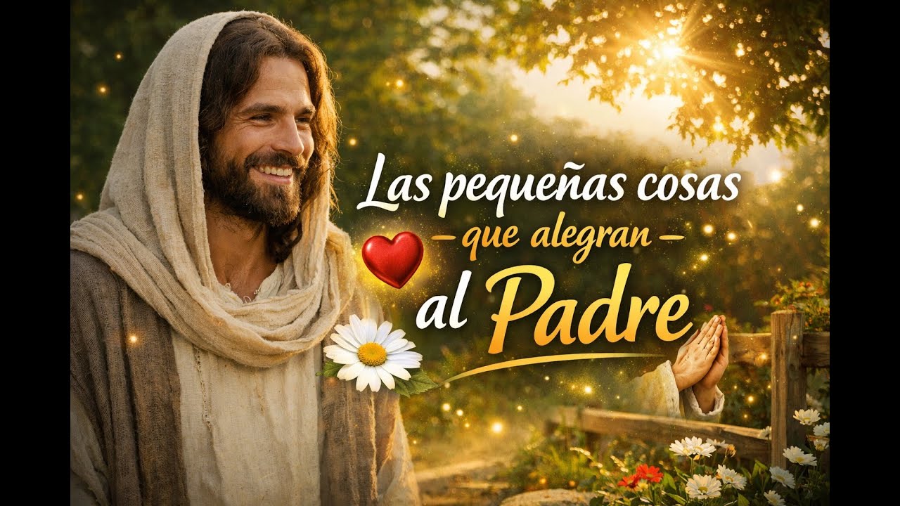 ¡LAS PEQUEÑAS COSAS QUE ALEGRAN AL PADRE! #amor #reflexionesdeldia #fe #