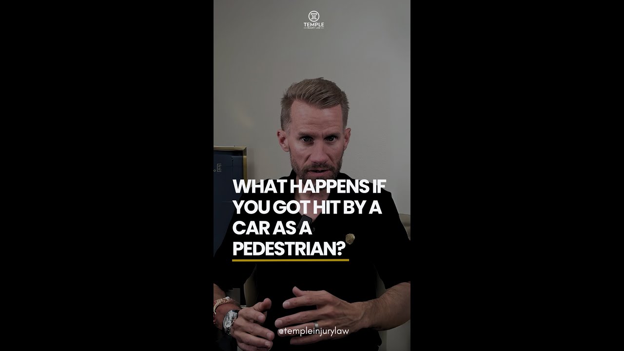 What Happens If You Got Hit By A Car As A Pedestrian? | Temple Injury Law
