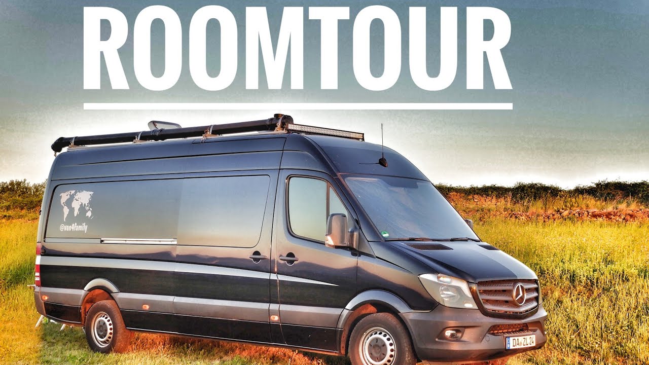 Roomtour van4family Mercedes Sprinter L3H2 // Familienvan für 4 Personen