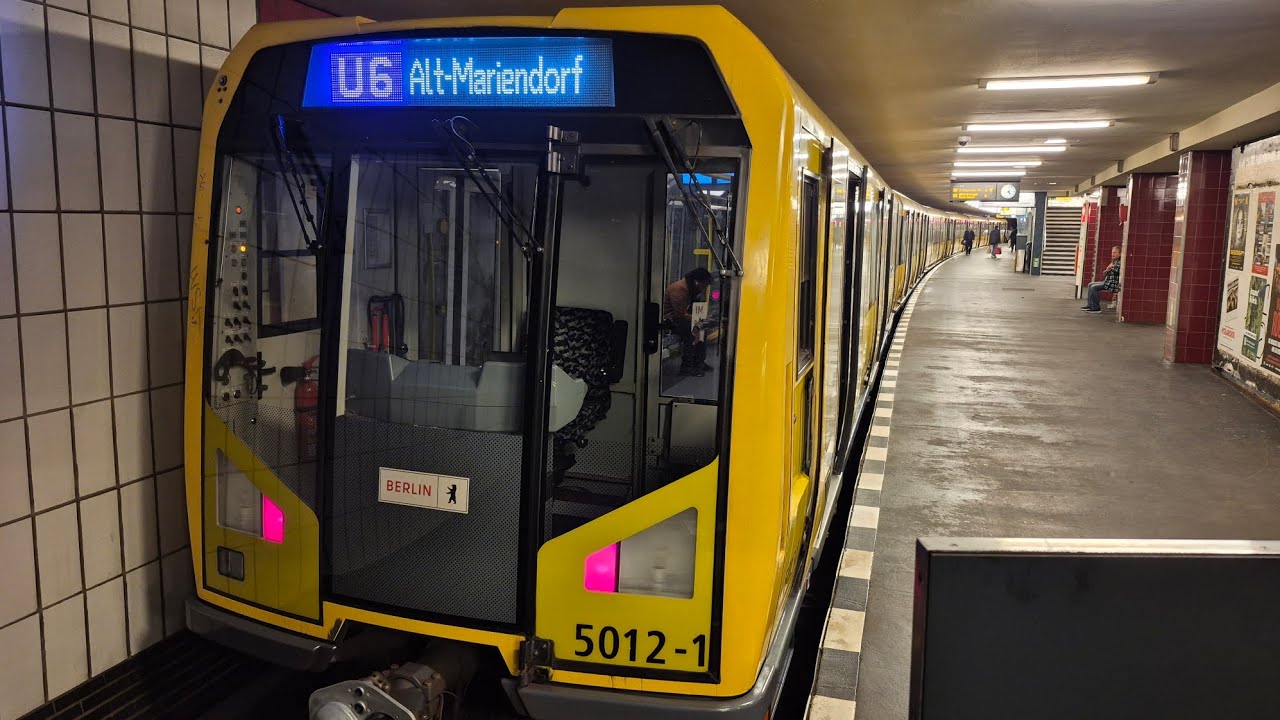 U-Bahn Berlin | Einsetzermitfahrt auf der U6 von Hallesches Tor bis Alt-Mariendorf im H97 5012-1