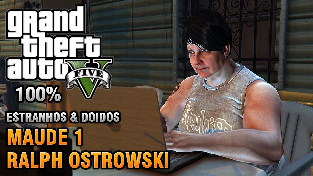 GTA V - Мод - Странный и сумасшедший/Охотник за преступниками - 1 | Ральф Островски (100% прохожд...