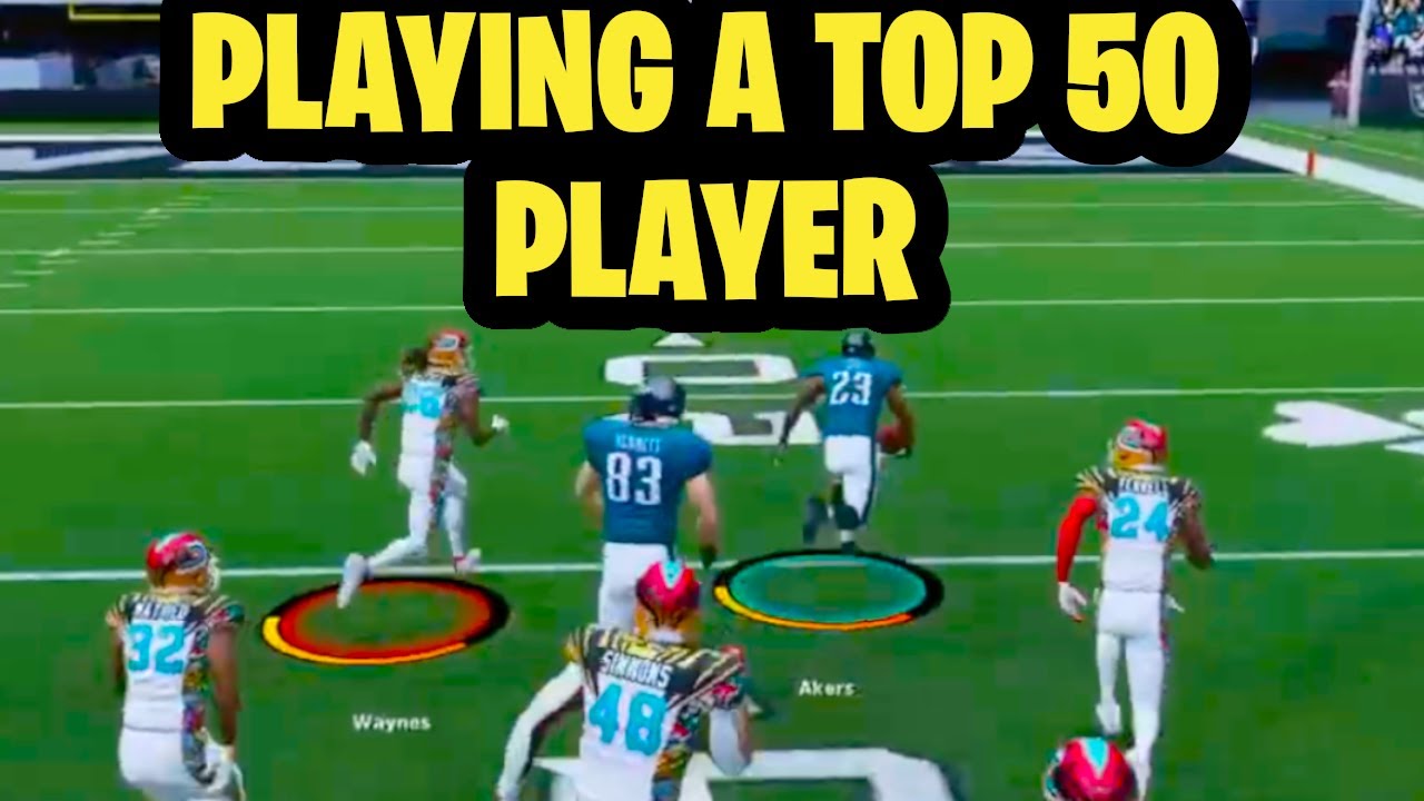 PLAYING A TOP 50 PLAYER IN THE WORLD AND THIS HAPPEN! | MADDEN 21 ULTIMATE TEAM GAMEPLAY