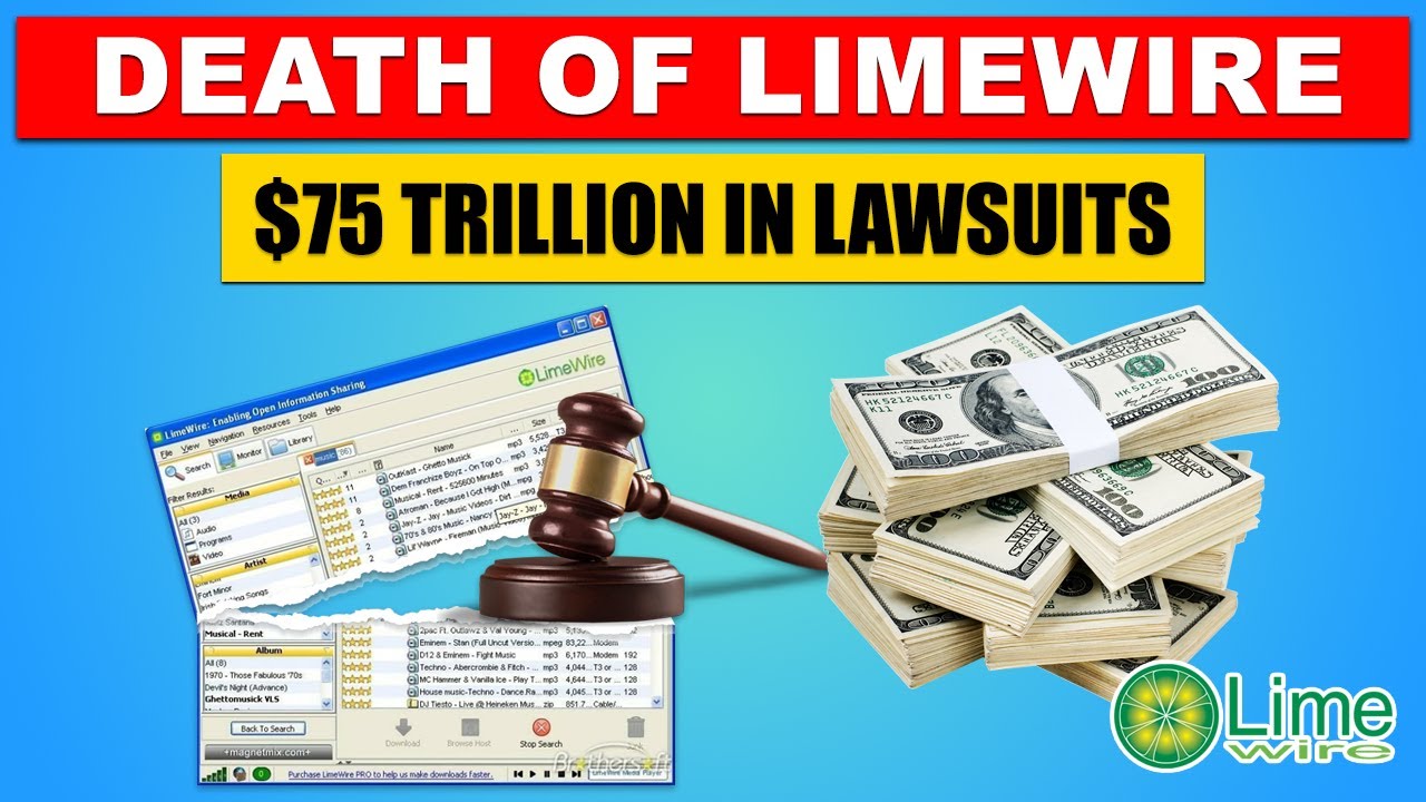 LimeWire: 50M Users, $75 TRILLION in Lawsuits & the Death of Free Music