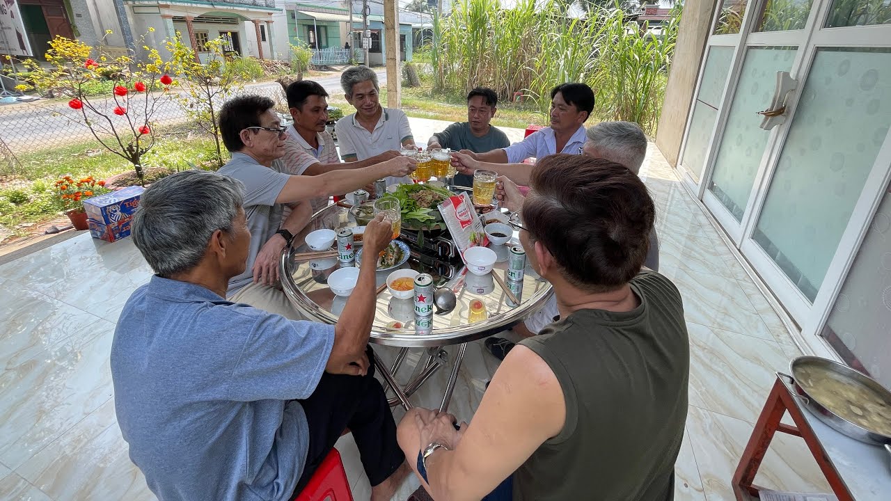 Về Quê Ăn Tiệc Tân Niên Cùng Với Gia Đình - Xã Phước Vĩnh Tây - Huyện Cần Giuộc - Tỉnh Long An