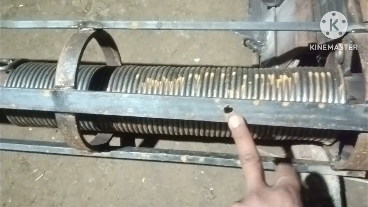 Roling shutter ka Spring set kaise bnate hi / shutter spring Seting / shutter kaise bnate hi 🌉