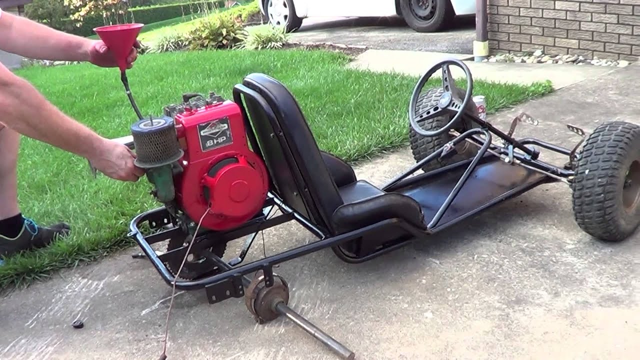 ebay 8hp go kart demo