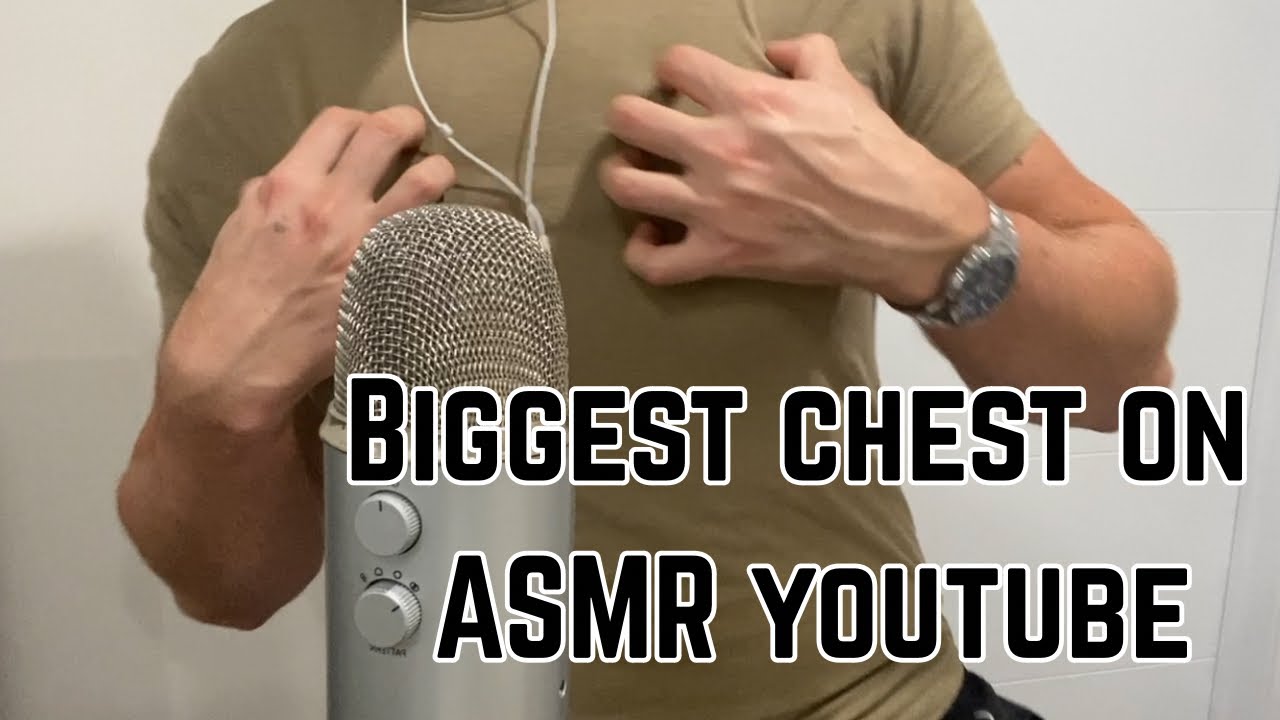 ASMR: почесывание рубашки и груди (шепот на английском языке/мужской голос)