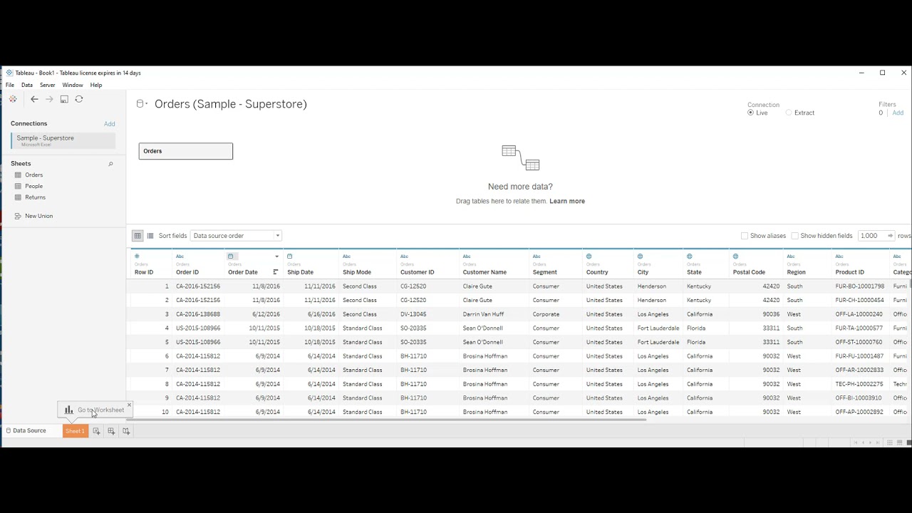 Introduction to Working with Menu Options, Measures, and Dimensions