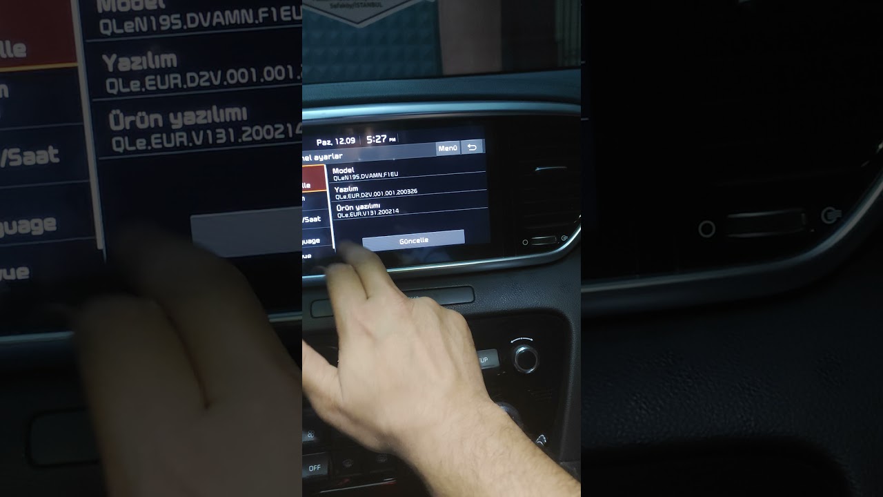 2020 Kia Sportage ekran şifre ve android auto kablosuz bağlama