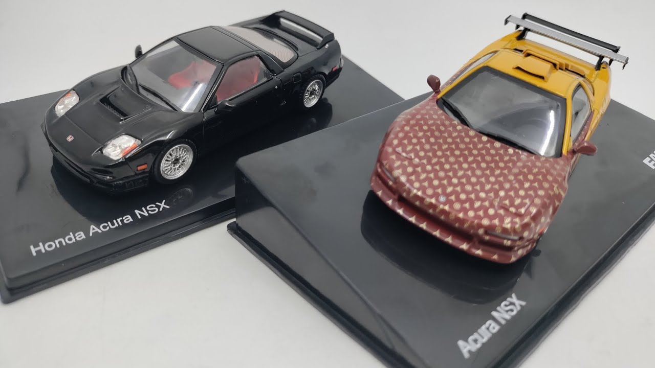 Rychle a zběsile kolekce #65 - Honda NSX-R (2002) a #66 - Acura NSX (1990-2005) v 1:43 - DeAgostini
