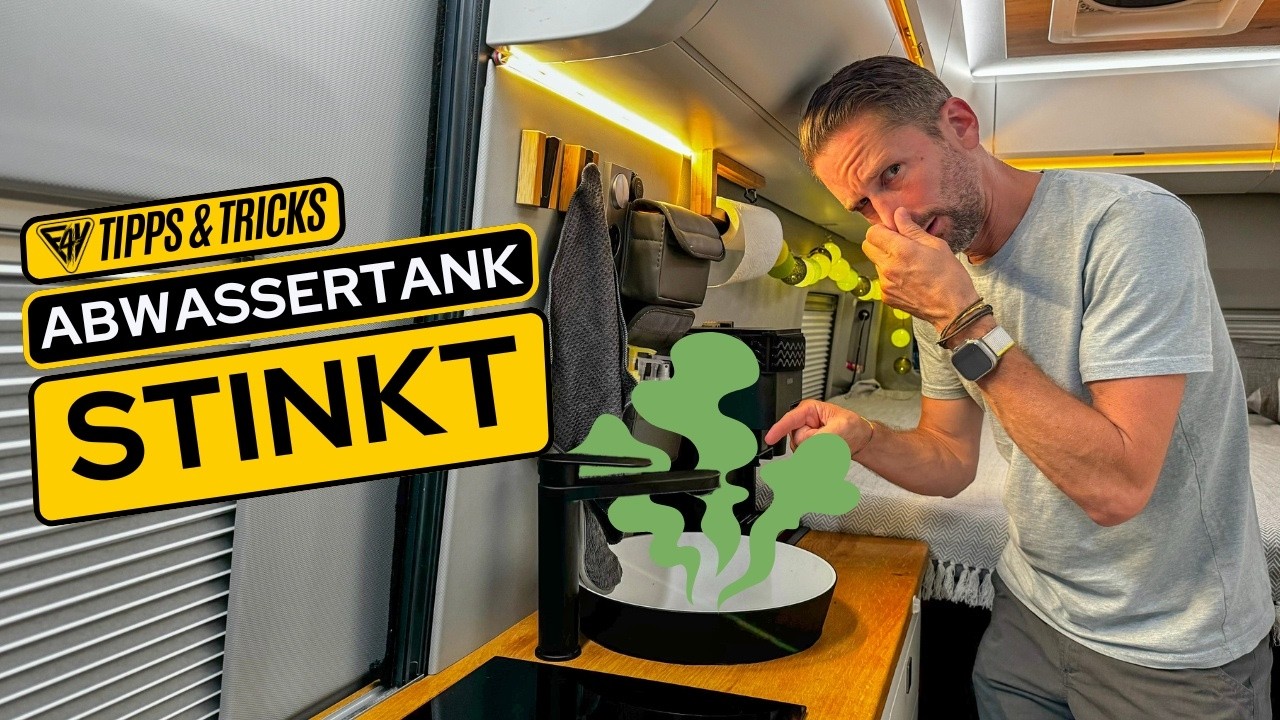 Abwassertank Wohnmobil stinkt - 6 Maßnahmen gegen eklige Gerüche