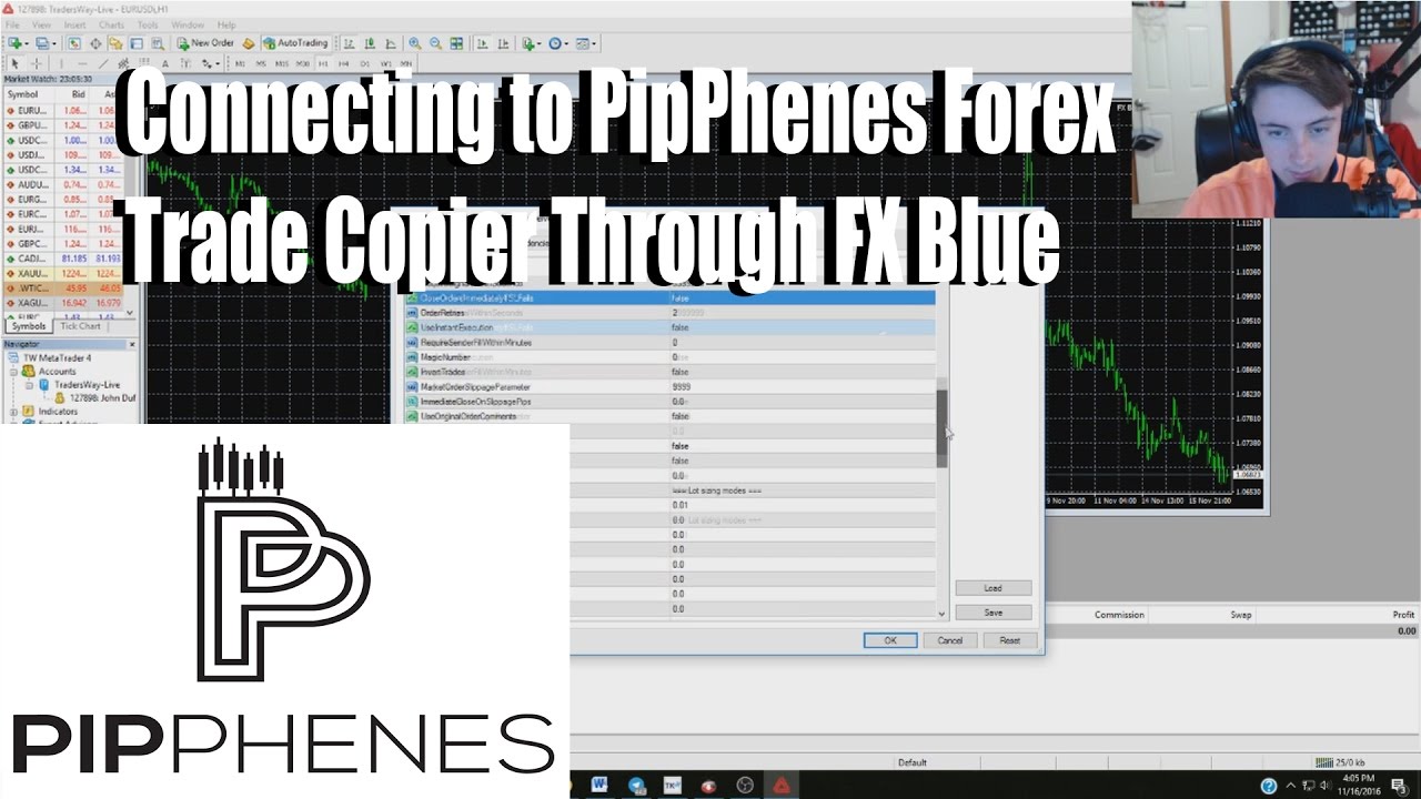 How to Connect to PipPhenes Trade Copier Through FX Blue!