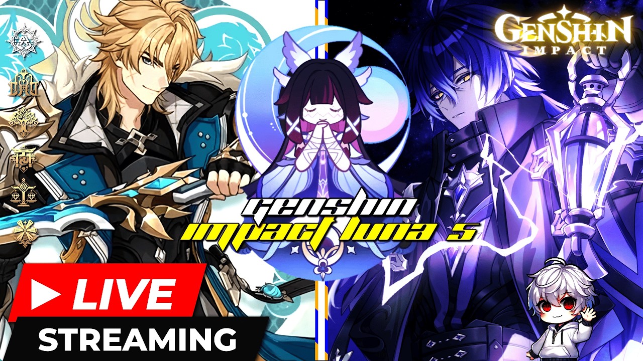 🔴Live | Besok Spiral Abyss Reset Nih, Try Hard Lagi? | Free Review | Genshin impact Indonesia Luna 5