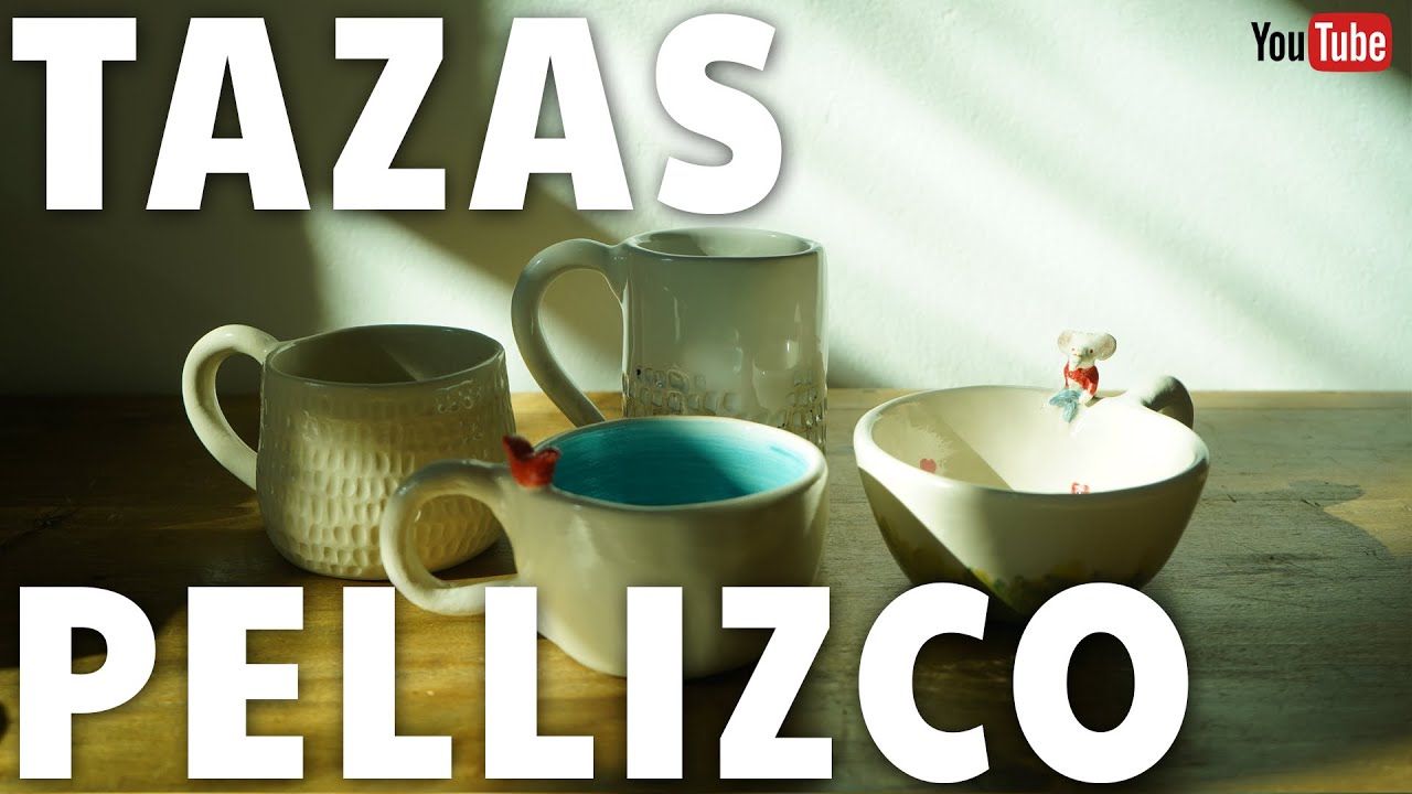 Como hacer TAZAS con arcilla usando la tecnica de Pellizco o Hueco Directo. Cerámica y Alfarería.